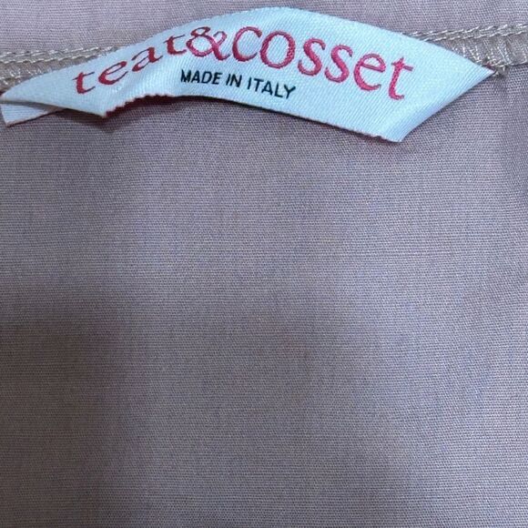 Teat & Cosset Pink Mauve Maternity Dress w/ Flutter Sleeves Medium‎ - Picture 7 of 7